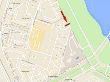 Білборд, Бігборд (Борд)  A у Дніпро (Дніпропетровськ), 6х3  вул. Набережна Перемоги, 120 схема
