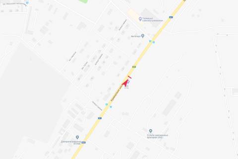 Билборд  в Днепр (Днепропетровск) Криворізьке шосе, 17 (АЗС "Avias") схема