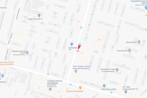 Билборд  в Днепр (Днепропетровск) пр-т Петра Калнишевського (Косіора), 33 схема