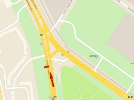Билборд B в Днепр (Днепропетровск), 6х3  Запорізьке шосе – шиний центр "Bridgestone", заїзд у місто схема
