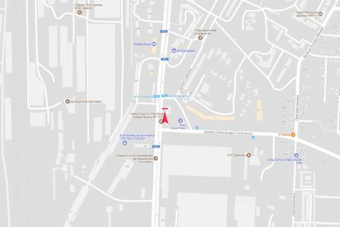 Billboard A in Dnipro (Dnipropetrovsk), 6х3  av.Bogdana Hmel'nic'kogo, 133, pered st.Gal'cenko scheme