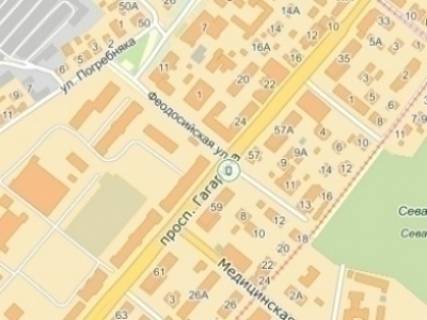 Сiтiлайт  у Дніпро (Дніпропетровськ) пр.Науки (Гагаріна), 59 (гуртожиток) схема