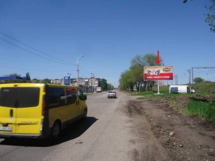 Билборд A в Каменское (Днепродзержинск), 6х3  Київська траса, біля вул.Дорожня, в центр фото 1