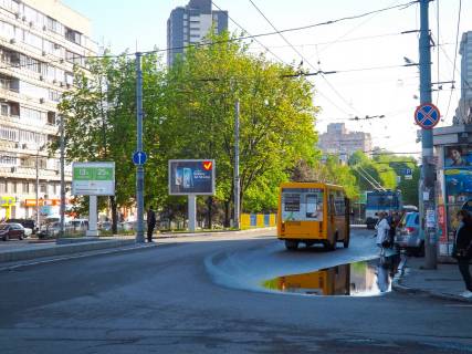 Scrolller, Scroll B in Dnipro (Dnipropetrovsk), 3,14х2,32  av.Oleksandra Pola - av.Lesi Ukrainki (av.Puskina), roller 3.14h2.32 - 174134 Photo 1