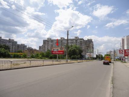 Білборд, Бігборд (Борд)  B у Дніпро (Дніпропетровськ), 6х3  Міхновського (колиш. Щербини) , біля пр.Миру ("АТБ-маркет", в бік Березинського ринку, з центру) Фото 1