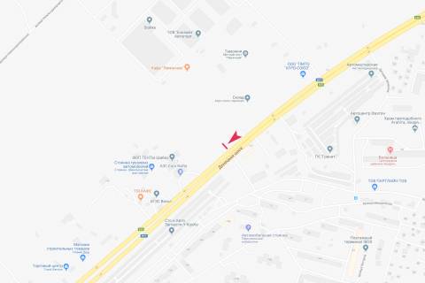 Billboard A in Dnipro (Dnipropetrovsk), 5,9х2,9  Donec'ke sose (navproti budinku No162) -3-. Agrosouz scheme
