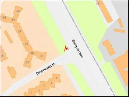 Призма A в Днепр (Днепропетровск), 12х3  Запорізьке шосе –  вул.Джинчарадзе, 38 - 174458 схема