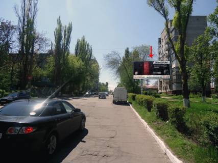 Билборд A в Каменское (Днепродзержинск), 6х3  Вул.М. Грушевського, 14а в бік Димитровського ринку фото 1