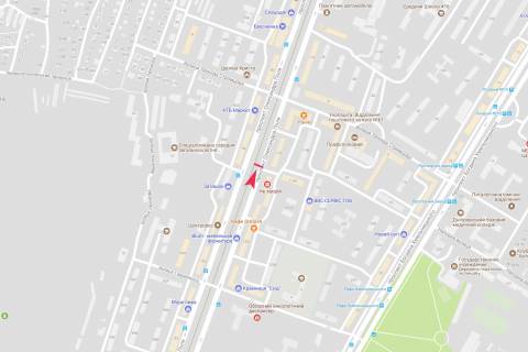 Prismatron, Prism  in Dnipro (Dnipropetrovsk) pr-t  Oleksandra Pola, 121 (napramok ruhu vniz) - 263365 scheme