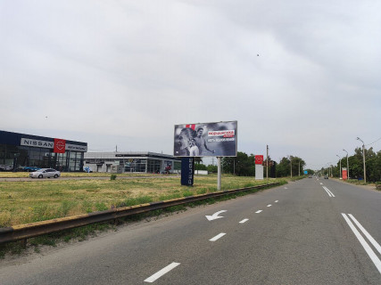 Билборд B в Днепр (Днепропетровск), 6х3  вул.Дніпросталівська (Винокурова) – вул. Злуки (Комісара Крилова, Олександра Оцупа) схема