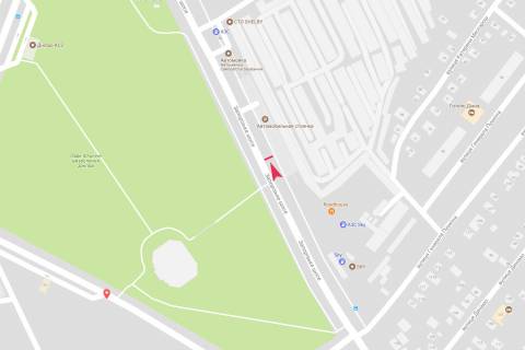 Билборд A в Днепр (Днепропетровск), 6х3  Запорізьке шосе, заправка "Sky" схема