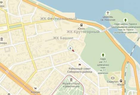 Ситилайт  в Днепр (Днепропетровск) вул. Володимира Вернадського (Дзержинського), 35А -1- схема