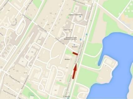 Билборд B в Днепр (Днепропетровск), 6,2х3,2  вул. Набережна Перемоги, 38 (магазин "Інтертоп"), 6.2х3.2 схема