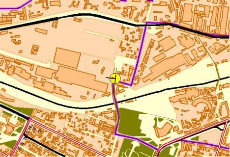 Билборд A в Днепр (Днепропетровск), 6х3  вул.І. Езау, 10А, біля Автоцентру "Аэліта", до центру схема