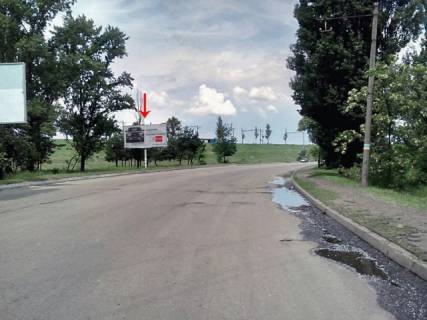 Билборд B в Каменское (Днепродзержинск), 6х3  Гребля, біля Дніпродзержинської ГЕС, в'їзд, з центру фото 1