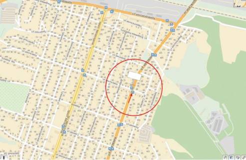 Билборд  в Днепр (Днепропетровск) вул.Київська схема