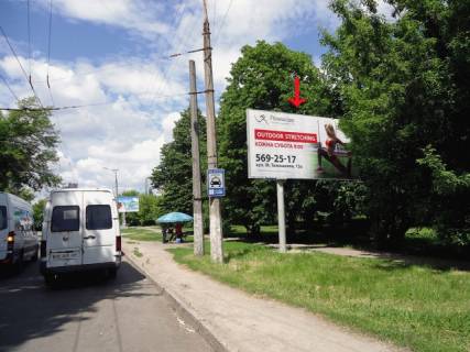 Билборд A в Днепр (Днепропетровск) вул.Панікахи, 30, Тополь-3, до центру фото 1