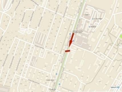 Билборд A в Днепр (Днепропетровск), 6х3  пр. Олександра Поля (Кірова), 68, напрямок до вул.Незалежності (Титова) (Автодорожній технікум) схема