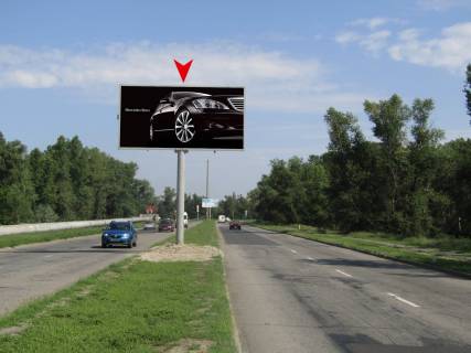 Billboard A in Dnipro (Dnipropetrovsk), 6х3  Ust'-Samars'kij mist. Napramok do st.Malinovs'kogo Photo 1