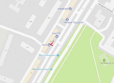 Билборд  в Днепр (Днепропетровск) пр. Богдана Хмельницкого, 22/24, біля "АТЛ" схема
