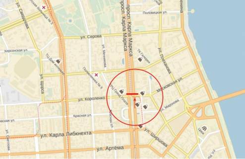 Scrolller, Scroll + in Dnipro (Dnipropetrovsk), 4х3  av.D.Avornic'kogo - st.V.Monomaha - 174275 scheme
