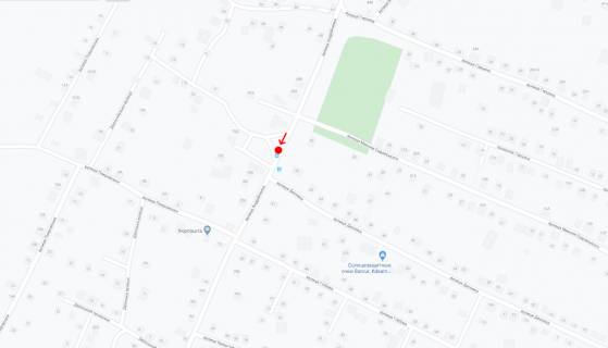 Нестандарт B в Днепр (Днепропетровск), 0,98х1,98  Вул.Андрійченко, напроти буд.89 схема