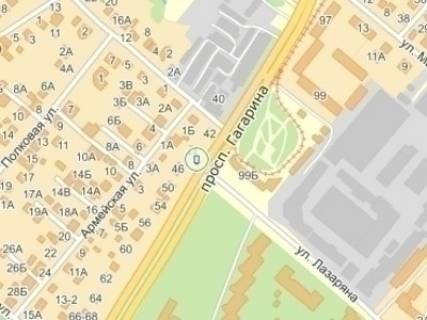 Ситилайт  в Днепр (Днепропетровск) пр.Науки (Гагаріна), 44, перехрестя вул. Лазаряна та пр. Гагаріна схема