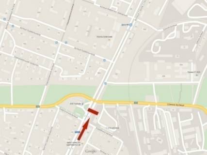 Билборд A в Днепр (Днепропетровск), 6х3  пр. Богдана Хмельницького (Героїв Сталінграда)– вул.Шинна, в центр схема