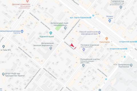 Беклайт  у Дніпро (Дніпропетровськ) ул. Шевченко, 6а схема