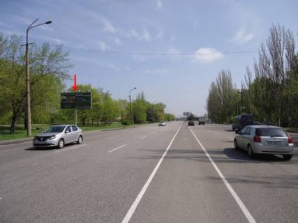Билборд B в Днепр (Днепропетровск), 6х3  вул.Набережна Заводська, Червоний камінь, з ж/м "Парус", Покровський, до центру фото 1