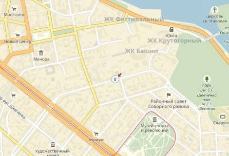 Сiтiлайт  у Дніпро (Дніпропетровськ) вул. Володимира Вернадського (Дзержинського), 16 схема