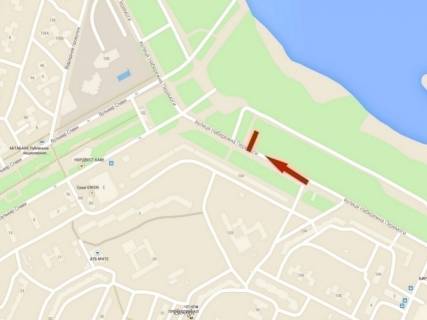 Билборд A в Днепр (Днепропетровск), 6х3  вул. Набережна Перемоги, 130 схема