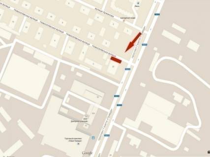 Призма A в Днепр (Днепропетровск), 12х3  Слобожанський (Газети Правда) пр.) – вул.Новоселівська, до центру, призма 12х3 - 222857 схема
