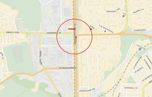 Билборд  в Днепр (Днепропетровск) Запорізьке шосе–вул.Панікахи (за «Метро») схема