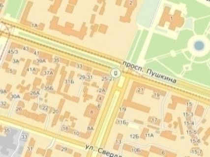 Ситилайт  в Днепр (Днепропетровск) пр. Лесі Українки (Пушкіна), 25/27, перехрестя пр. Олександра Поля (Кірова) і пр.Пушкіна, зупинка схема