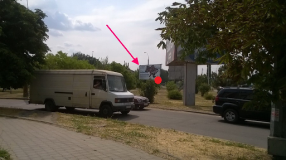 Білборд, Бігборд (Борд)  B у Херсоні, 3х6  пр.Сінявіна / пл. 200 років Херсона Фото 1