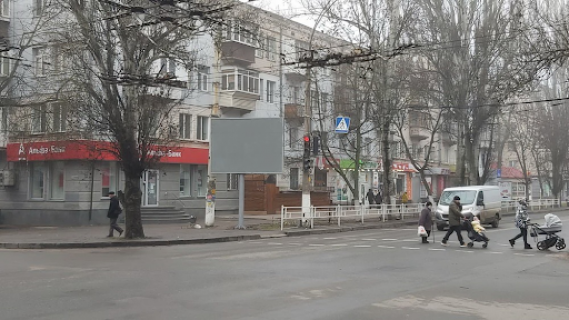 Білборд, Бігборд (Борд)  A у Херсоні, 3х6  пр.Ушакова/пер.Казацкий Фото 1
