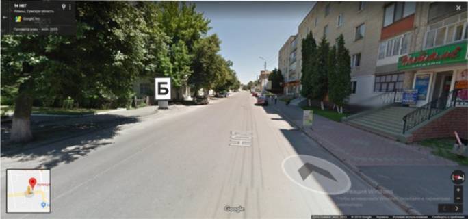 Білборд, Бігборд (Борд)  A у Ромнах Коржевская, 96 Фото 1