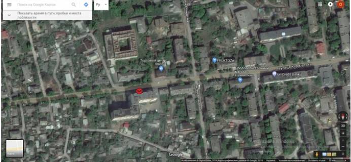Билборд A в Ромнах, 3х6  Коржевская, 65 схема
