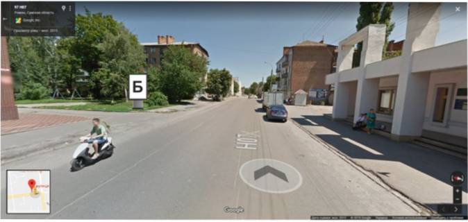 Билборд B в Ромнах, 3х6  Коржевская, 96а фото 1