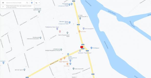 Билборд A в Орехове, 6х3  Орехов Атб ул. Запорожская схема