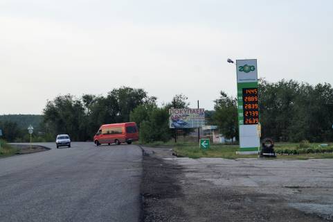 Билборд A в Орехове, 6х3  Вэзд в Орехов со стр. Запорожьяс фото 1