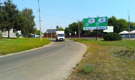 Билборд C в Черновцах, 6x3  Заводская ул. - Хотынская ул. (напротив АЗС" WOG","Автобазар") фото 1