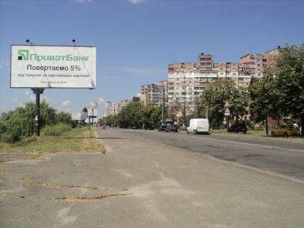 Билборд B в Киеве, 6x3  Закревського М. вул., 17 (напроти) фото 1