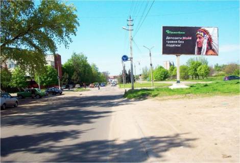Билборд A в Никополе, 6x3  Першотравнева вул., р-н дома №25 фото 1