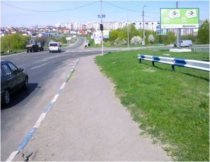 Билборд A в Хмельницком Озерная ул., 2а, -ул.Степана Бандери (Маршала Рибалка) -АЗС "Укрнафта" (напротив Автосервис и Автомагазин "Евро 3") фото 1
