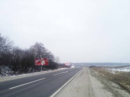 Билборд B на трассах Львовской области Трасса Львов-Киев (окружная Львова), 1,3 км. до поворота на с. Гамалиевка фото 1