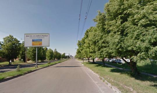 Билборд A в Луцке Ершова ул., 39 (разделитель) в центр фото 1