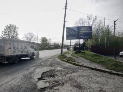 Билборд A в Коломые, 6x3  Карпатськая вул., (в'їзд на металозавод ЗАО “Прикарпаття”) в центр фото 1