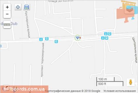Билборд B в Одессе Деталізація схема